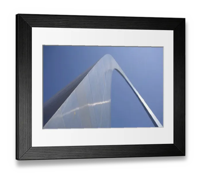 Framed Print : USA, Missouri, St. Louis. The Gateway Arch, in St. Louis, Missouri, is a memorial