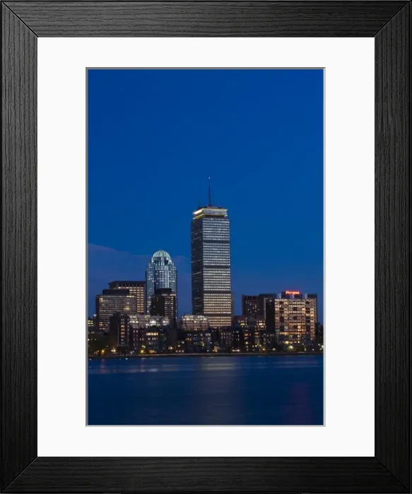 Framed Print : USA, Massachusetts, Boston. Back Bay, evening Framed Print : USA, Massachusetts, Boston. Back Bay, evening