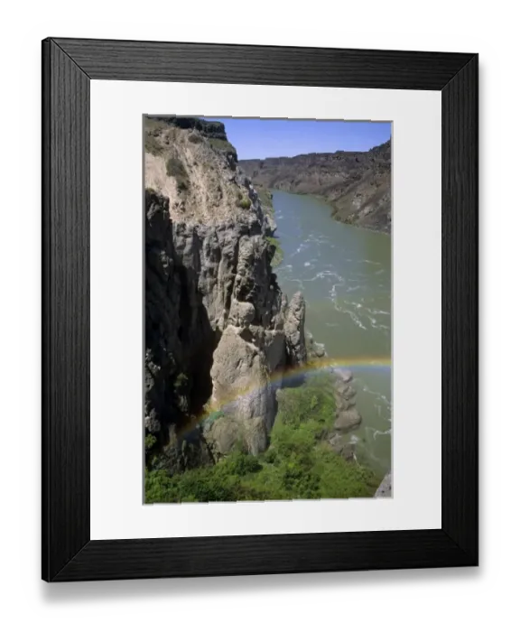 Framed Print : The Snake River below Shoshone Falls, Idaho Framed Print : The Snake River below Shoshone Falls, Idaho