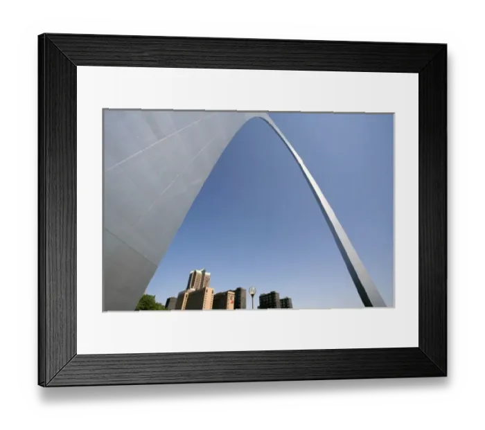 Framed Print : USA, Missouri, St. Louis. The St. Louis, Missouri, skyline is drawfed by the Gateway Arch Framed Print : USA, Missouri, St. Louis. The St. Louis, Missouri, skyline is drawfed by the Gateway Arch