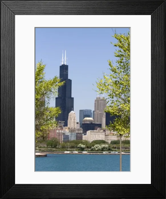 Framed Print : Willis Tower formerly known as the Sears Tower in Chicago, Illinois, USA Framed Print : Willis Tower formerly known as the Sears Tower in Chicago, Illinois, USA