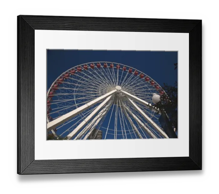 Framed Print : Viewing the Navy Pier in Chicago Framed Print : Viewing the Navy Pier in Chicago