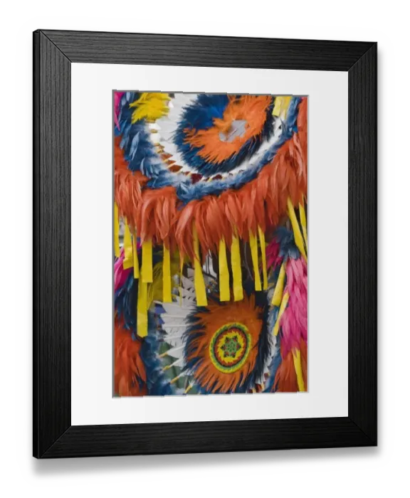 Framed Print : Details of Native American dress, Montana Framed Print : Details of Native American dress, Montana