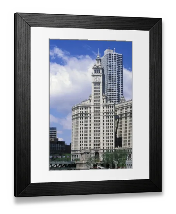 Framed Print : North America, USA, Illinois, Chicago. Wrigley building Framed Print : North America, USA, Illinois, Chicago. Wrigley building