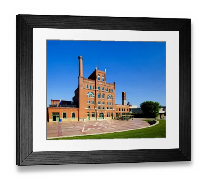 Framed Print : IA, Dubuque, Port of Dubuque, Star Brewery Complex (Romanesque style), built in 1898