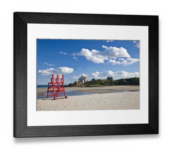 Framed Print : USA, Massachusetts, Cape Ann, Gloucester. Good Harbor Beach, Life guard platform Framed Print : USA, Massachusetts, Cape Ann, Gloucester. Good Harbor Beach, Life guard platform