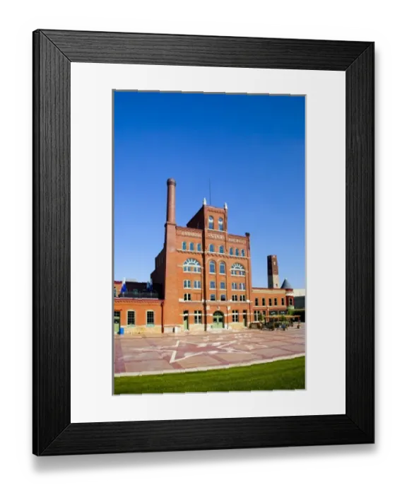 Framed Print : IA, Dubuque, Port of Dubuque, Star Brewery Complex (Romanesque style), built in 1898