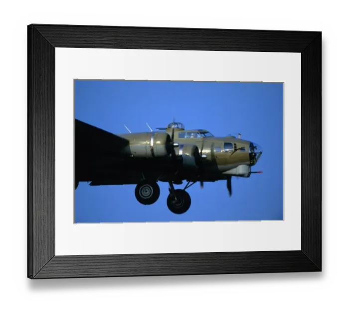 Framed Print : B-17G Flying Fortress in air Framed Print : B-17G Flying Fortress in air