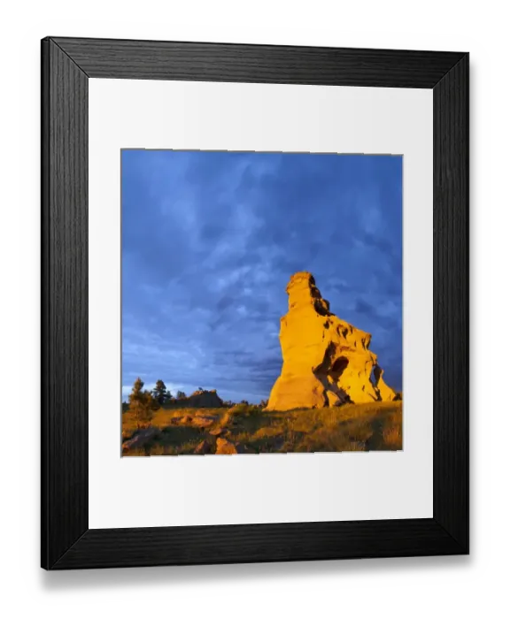 Framed Print : Medicine Rocks State Park near Ekalaka, Montana, USA