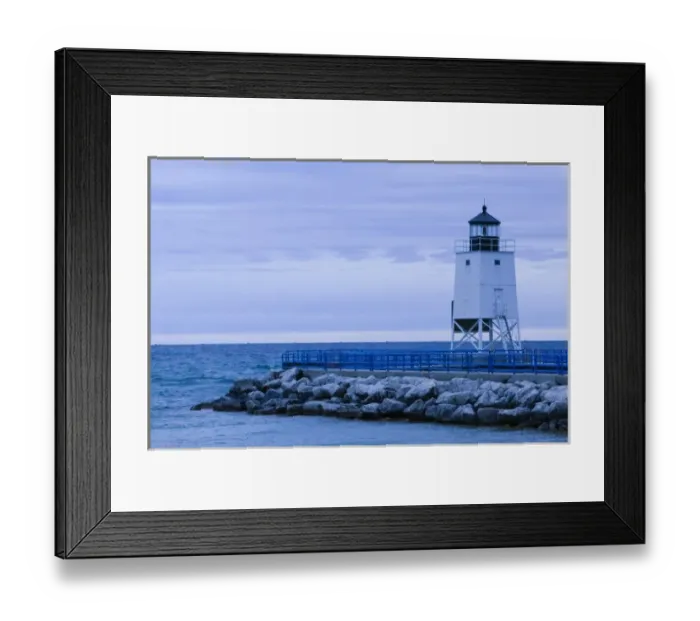 Framed Print : USA-Michigan-Lake Michigan Shore-Charlevoix