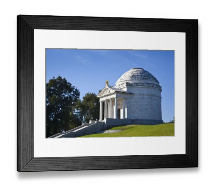 Framed Print : USA, Mississippi, Vicksburg. Vicksburg National Military Park, US Civil War-era battlefield