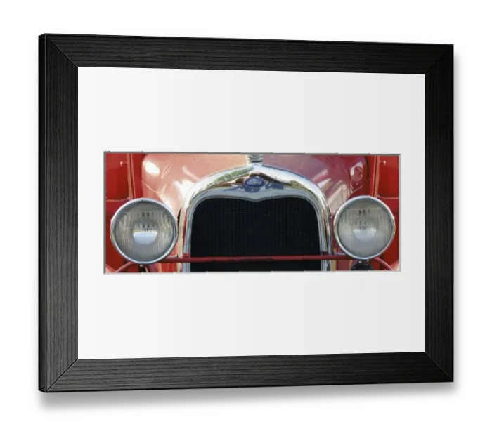 Framed Print : USA, Indiana, Indianapolis. Historic Ford car at the Indiana State Fairgrounds