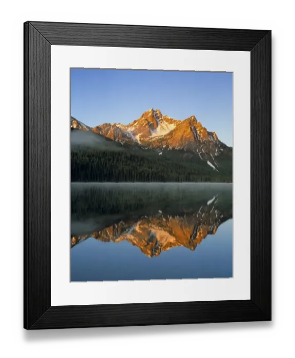 Framed Print : USA, Idaho, Sawtooth NRA. Stanley Lake reflects the Sawtooth Range in the Sawtooth NRA, Idaho Framed Print : USA, Idaho, Sawtooth NRA. Stanley Lake reflects the Sawtooth Range in the Sawtooth NRA, Idaho