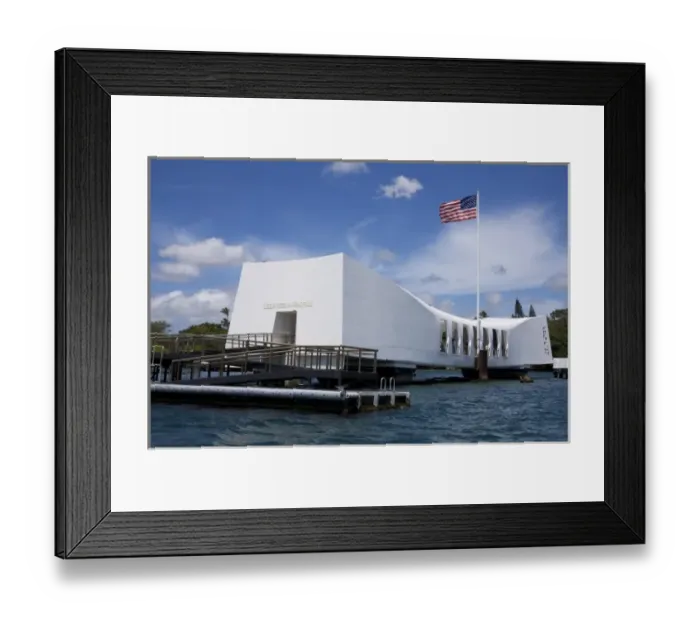 Framed Print : North America, USA, Hawaii, O ahu. USS Arizona War Memorial Framed Print : North America, USA, Hawaii, O ahu. USS Arizona War Memorial