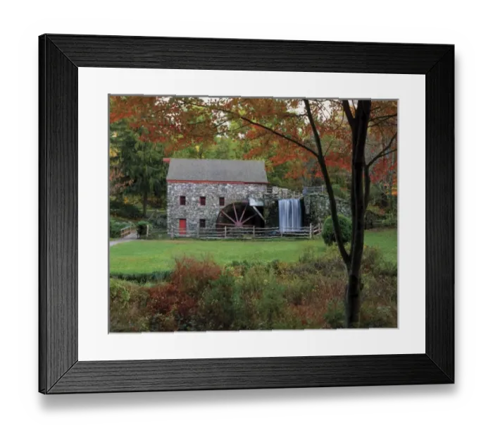 Framed Print : USA, Massachusetts, Sudbury. View of Grist Mill built by Henry Ford Framed Print : USA, Massachusetts, Sudbury. View of Grist Mill built by Henry Ford