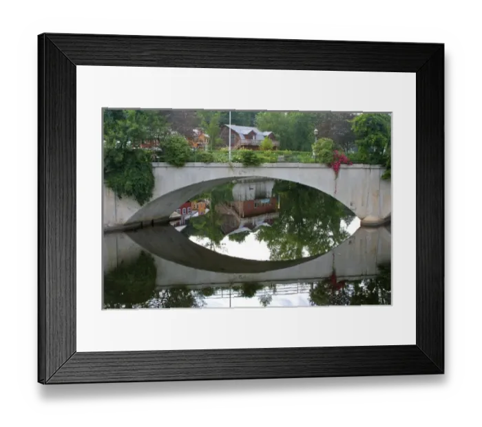 Framed Print : USA, Massachusetts, Shelburne Falls. The Bridge of Flowers and colorful buildings Framed Print : USA, Massachusetts, Shelburne Falls. The Bridge of Flowers and colorful buildings
