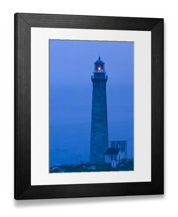 Framed Print : USA, Massachusetts, Cape Ann, Rockport. Thatcher Island, South Lighthouse Tower Framed Print : USA, Massachusetts, Cape Ann, Rockport. Thatcher Island, South Lighthouse Tower