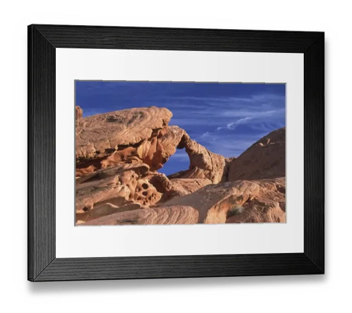 Framed Print : North America, U. S. Nevada, Valley of Fire State Park. Arch Rock Framed Print : North America, U. S. Nevada, Valley of Fire State Park. Arch Rock