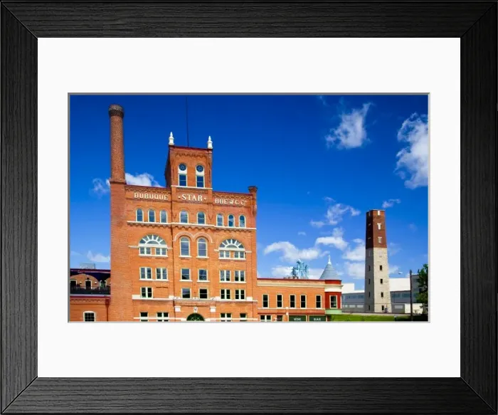 Framed Print : IA, Dubuque, Port of Dubuque, Star Brewery Complex (Romanesque style), built in 1898 Framed Print : IA, Dubuque, Port of Dubuque, Star Brewery Complex (Romanesque style), built in 1898
