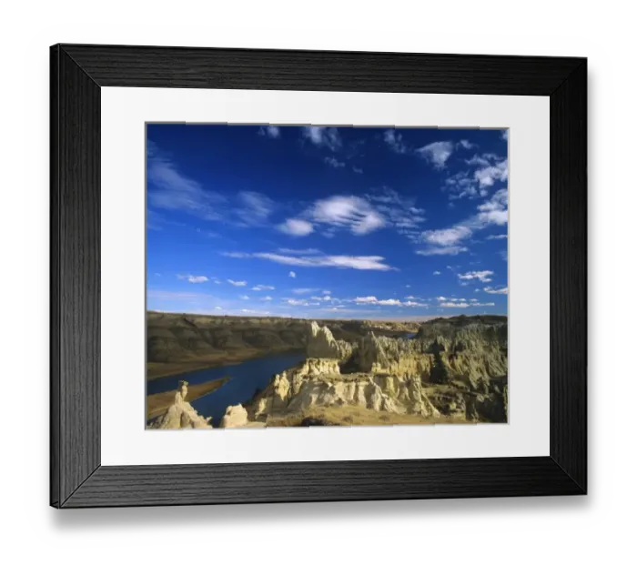 Framed Print : The White Cliffs of the Missouri River in Montana Framed Print : The White Cliffs of the Missouri River in Montana