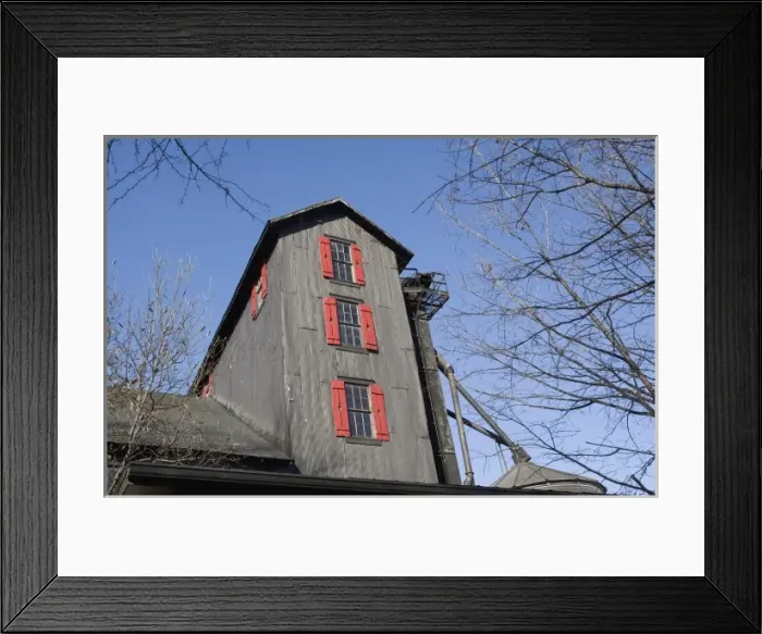 Framed Print : USA, Kentucky, Loretto. Makers Mark Kentucky bourbon distillery, near Loretto, KY