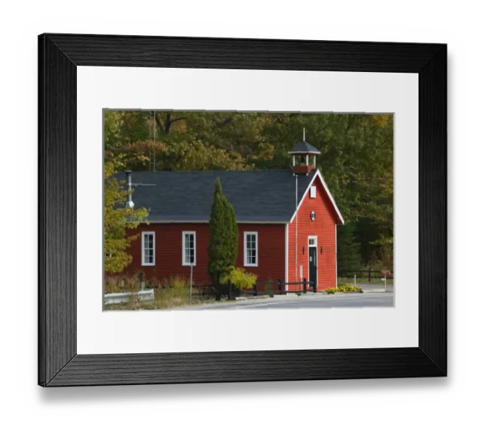 Framed Print : USA, Michigan, Lake Michigan Shore, Leelanau County, Glen Arbor: 1871 Shetland Schoolhouse Framed Print : USA, Michigan, Lake Michigan Shore, Leelanau County, Glen Arbor: 1871 Shetland Schoolhouse
