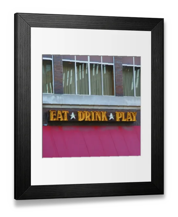 Framed Print : USA, Indiana, Indianapolis. Vignette of architectural detail downtown