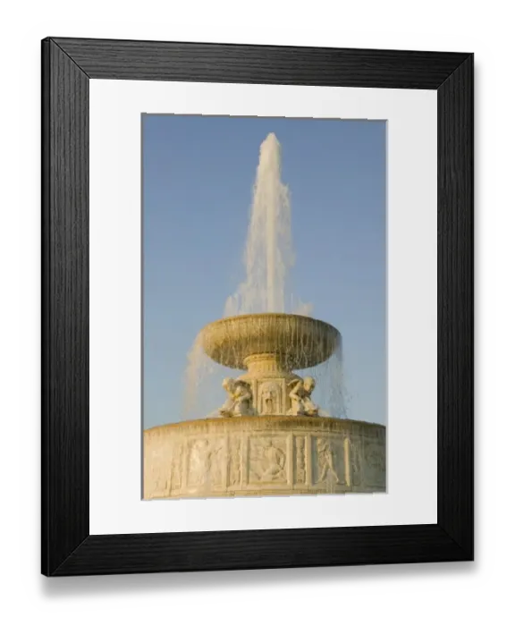 Framed Print : USA, Michigan, Detroit: Belle Isle Park, Scott Fountain