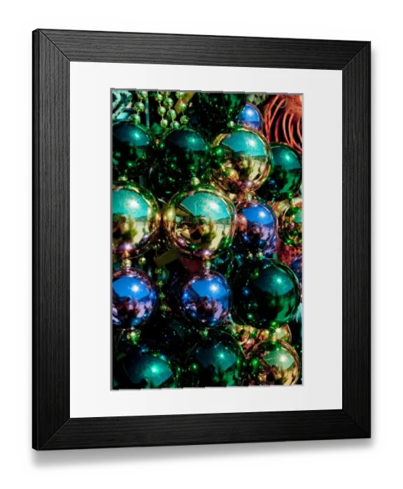 Framed Print : USA, Louisiana, New Orleans. French Quarter, French Market, Mardi Gras beads Framed Print : USA, Louisiana, New Orleans. French Quarter, French Market, Mardi Gras beads