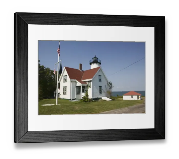 Framed Print : USA, MASSACHUSETTS, Marthas Vineyard: West Chop, West Chop Lighthouse Framed Print : USA, MASSACHUSETTS, Marthas Vineyard: West Chop, West Chop Lighthouse