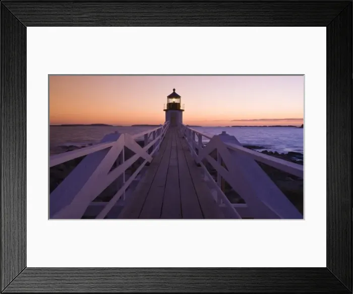 Framed Print : USA, Maine. Marshall Point Lighthouse Framed Print : USA, Maine. Marshall Point Lighthouse