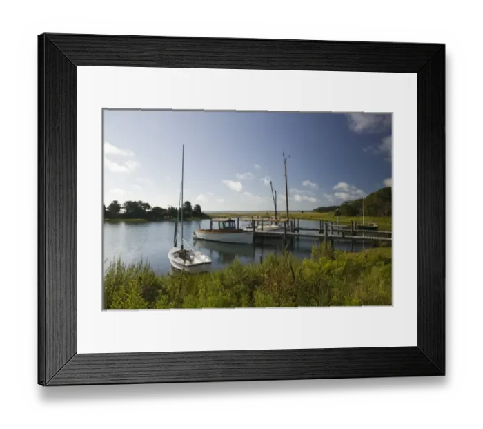 Framed Print : USA, MASSACHUSETTS, Marthas Vineyard: Oak Bluffs, Small Sailboat on Sengekontacket Framed Print : USA, MASSACHUSETTS, Marthas Vineyard: Oak Bluffs, Small Sailboat on Sengekontacket