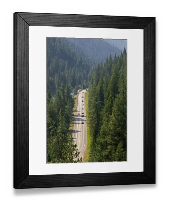 Framed Print : Idaho State Highway 55 near Smiths Ferry, Idaho Framed Print : Idaho State Highway 55 near Smiths Ferry, Idaho