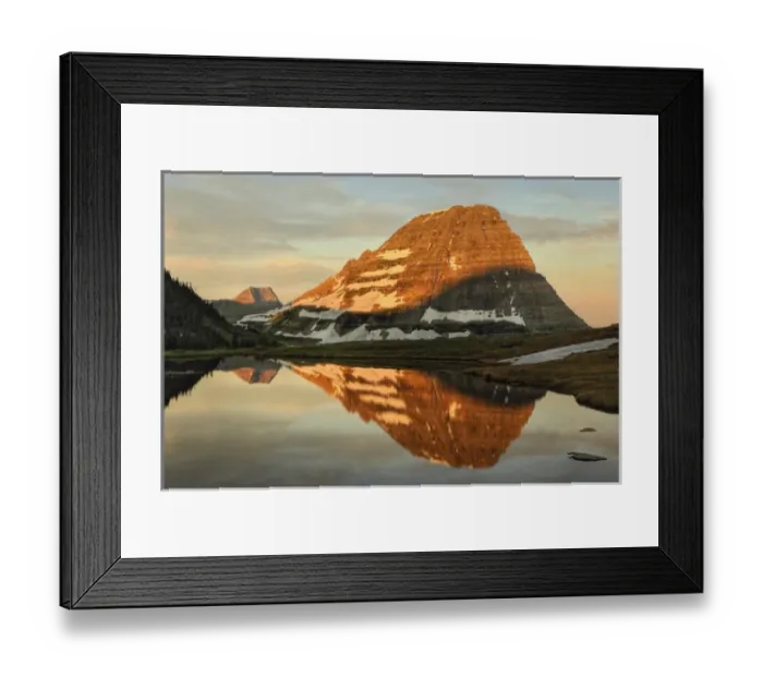 Framed Print : Sunrise from Logan Pass, Glacier National Park, Montana Framed Print : Sunrise from Logan Pass, Glacier National Park, Montana