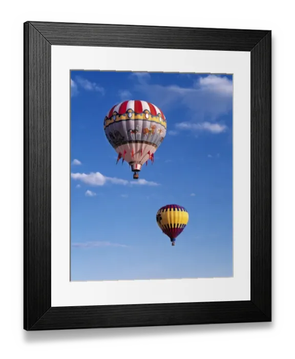 Framed Print : USA, Idaho, Teton Valley. Colorful hot-air balloons are suspended in air above Teton Framed Print : USA, Idaho, Teton Valley. Colorful hot-air balloons are suspended in air above Teton