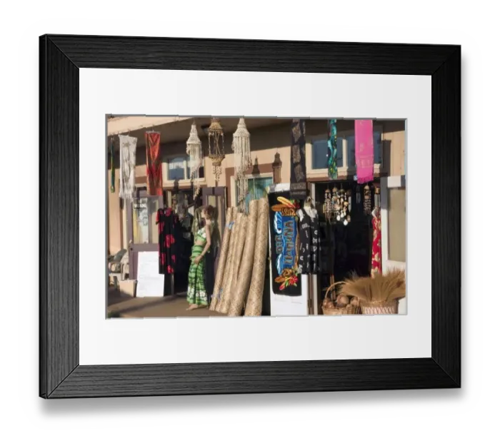 Framed Print : USA, Hawaii, Kauai, Kapa a, souvenir shop