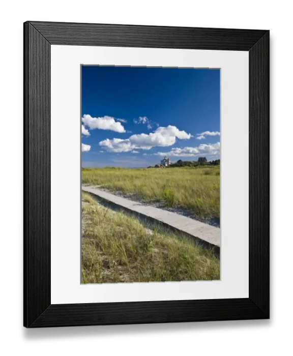 Framed Print : USA, Massachusetts, Cape Ann, Gloucester. Good Harbor Beach, boardwalk Framed Print : USA, Massachusetts, Cape Ann, Gloucester. Good Harbor Beach, boardwalk
