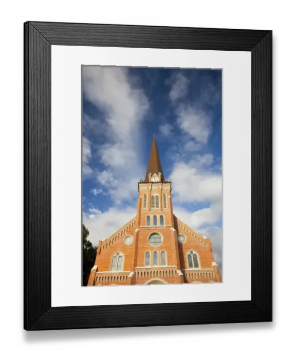 Framed Print : USA, Louisiana, Abbeville. St. Mary Magdalen Church, b. 1910 Framed Print : USA, Louisiana, Abbeville. St. Mary Magdalen Church, b. 1910