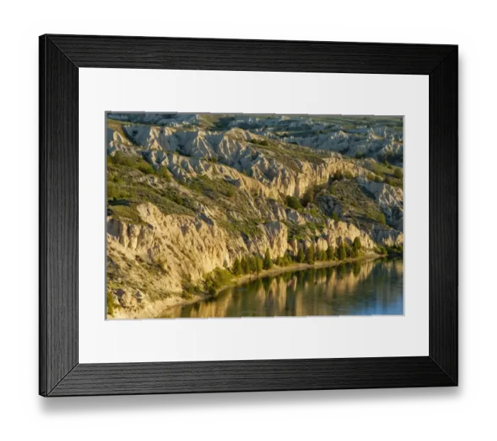 Framed Print : Unknown. Looking down onto the Flathead River Framed Print : Unknown. Looking down onto the Flathead River