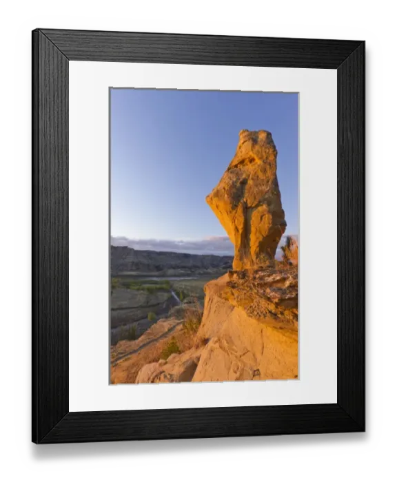 Framed Print : Pinnacle rock above Bullwhacker Creek and the Missouri River at the Upper Missouri Framed Print : Pinnacle rock above Bullwhacker Creek and the Missouri River at the Upper Missouri
