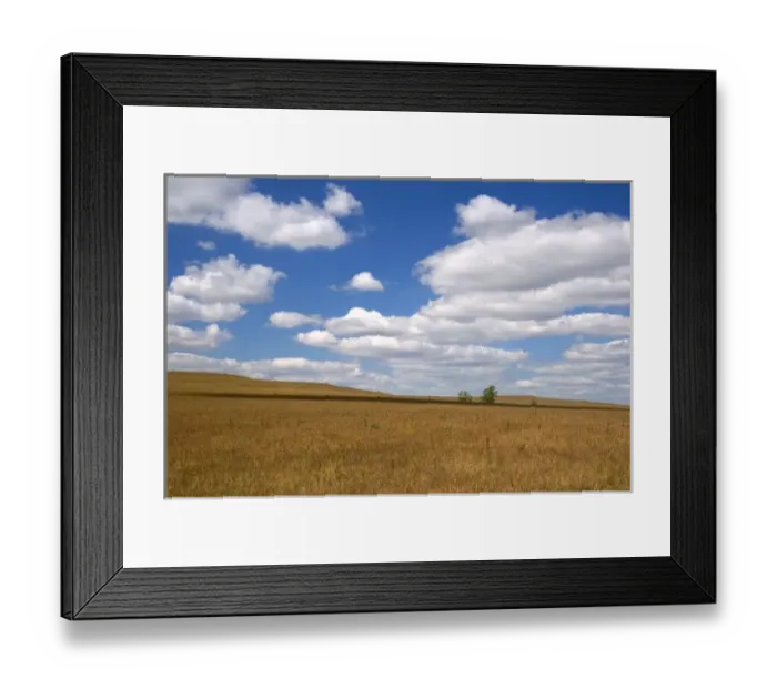 Framed Print : The Tallgrass Prairie National Preserve near Strong City, Kansas Framed Print : The Tallgrass Prairie National Preserve near Strong City, Kansas