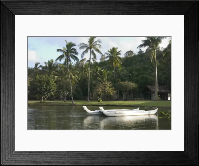 Framed Print : USA, Hawaii, Kauai, Smith Family Luau Framed Print : USA, Hawaii, Kauai, Smith Family Luau