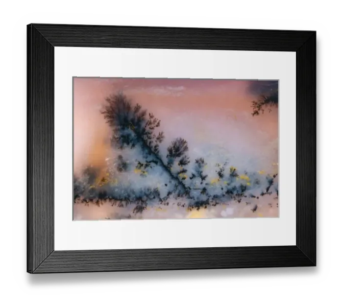 Framed Print : USA, Nevada. Close-up of amethyst sage agate