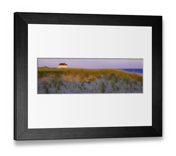 Framed Print : USA, Massachusetts, Cape Cod NS. The Museum at Race Point is at the far end of Framed Print : USA, Massachusetts, Cape Cod NS. The Museum at Race Point is at the far end of