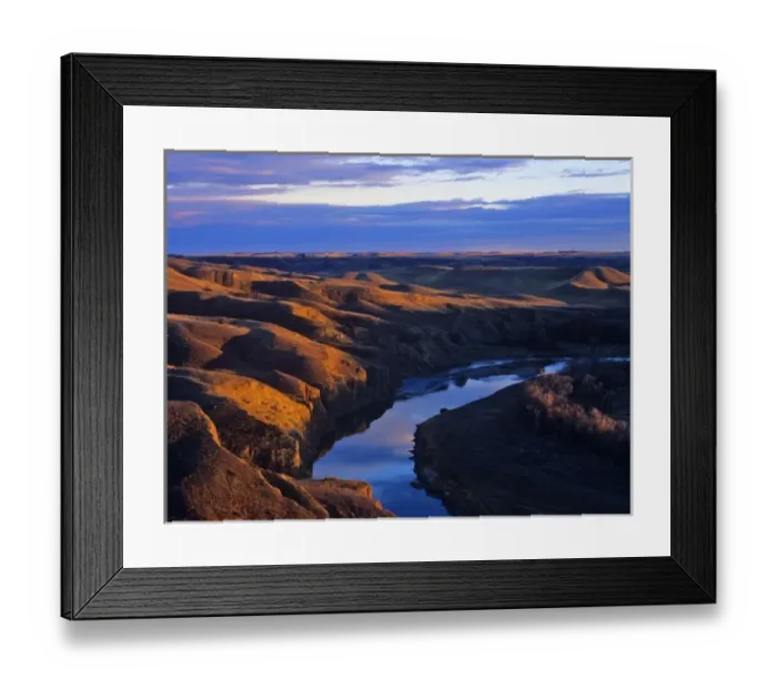 Framed Print : The Marias River near Shelby Montana Framed Print : The Marias River near Shelby Montana