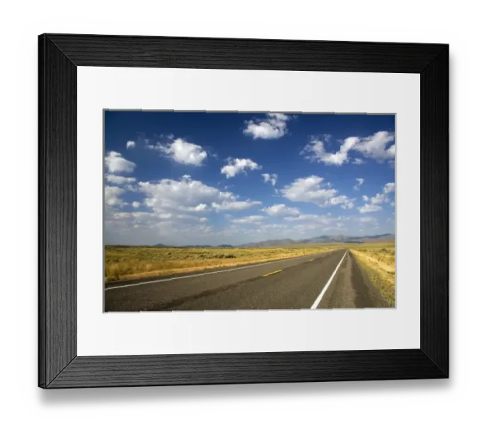 Framed Print : US Highway 20 near Arco, Idaho, USA Framed Print : US Highway 20 near Arco, Idaho, USA
