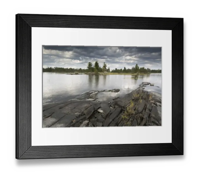 Framed Print : Impending clouds seen from Alder Creek campsite, Rainy Lake, Voyageurs National Park Framed Print : Impending clouds seen from Alder Creek campsite, Rainy Lake, Voyageurs National Park