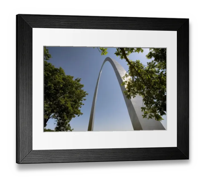 Framed Print : USA, Missouri, St. Louis. The Gateway Arch, part of the Jefferson National Expansion Memorial