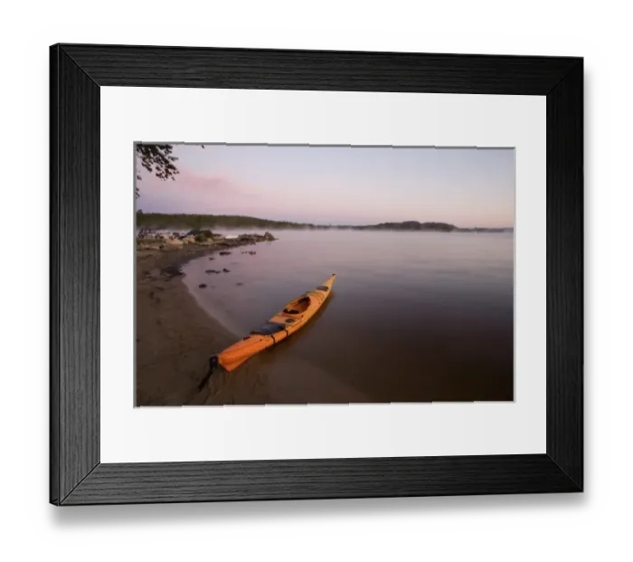 Framed Print : A kayaker on the shore of Umbagog Lake in Errol, NH. Umbagog Lake State Park Framed Print : A kayaker on the shore of Umbagog Lake in Errol, NH. Umbagog Lake State Park
