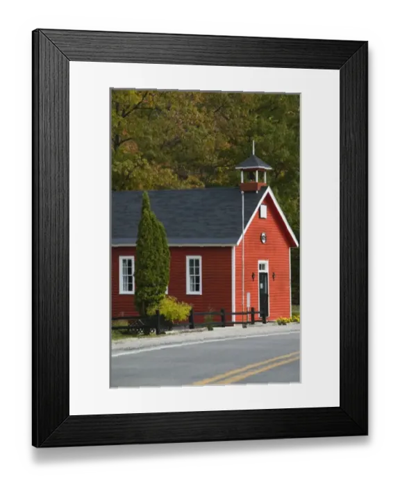 Framed Print : USA, Michigan, Lake Michigan Shore, Leelanau County, Glen Arbor: 1871 Shetland Schoolhouse Framed Print : USA, Michigan, Lake Michigan Shore, Leelanau County, Glen Arbor: 1871 Shetland Schoolhouse